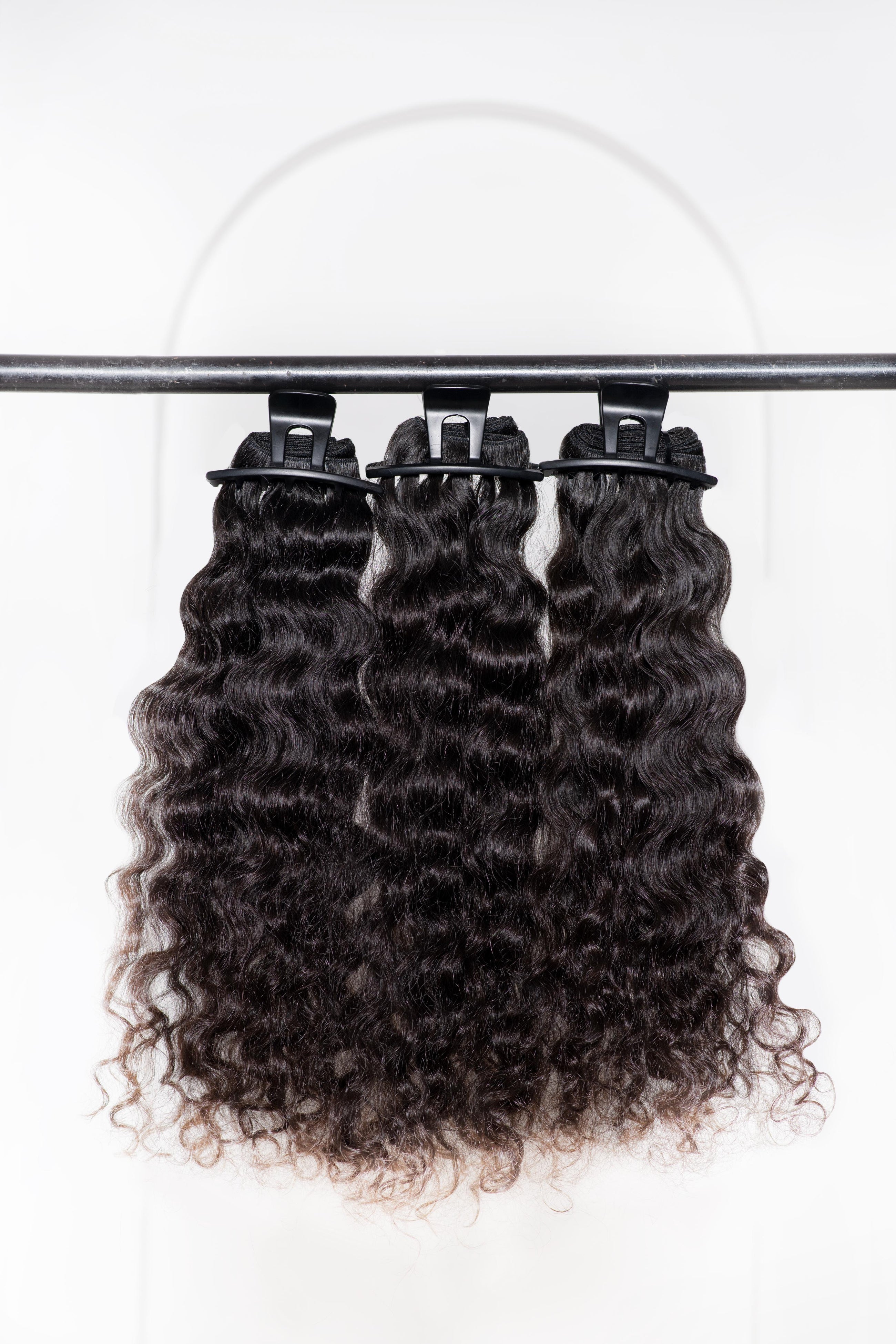 Extensiones de cabello crudo - Rizado