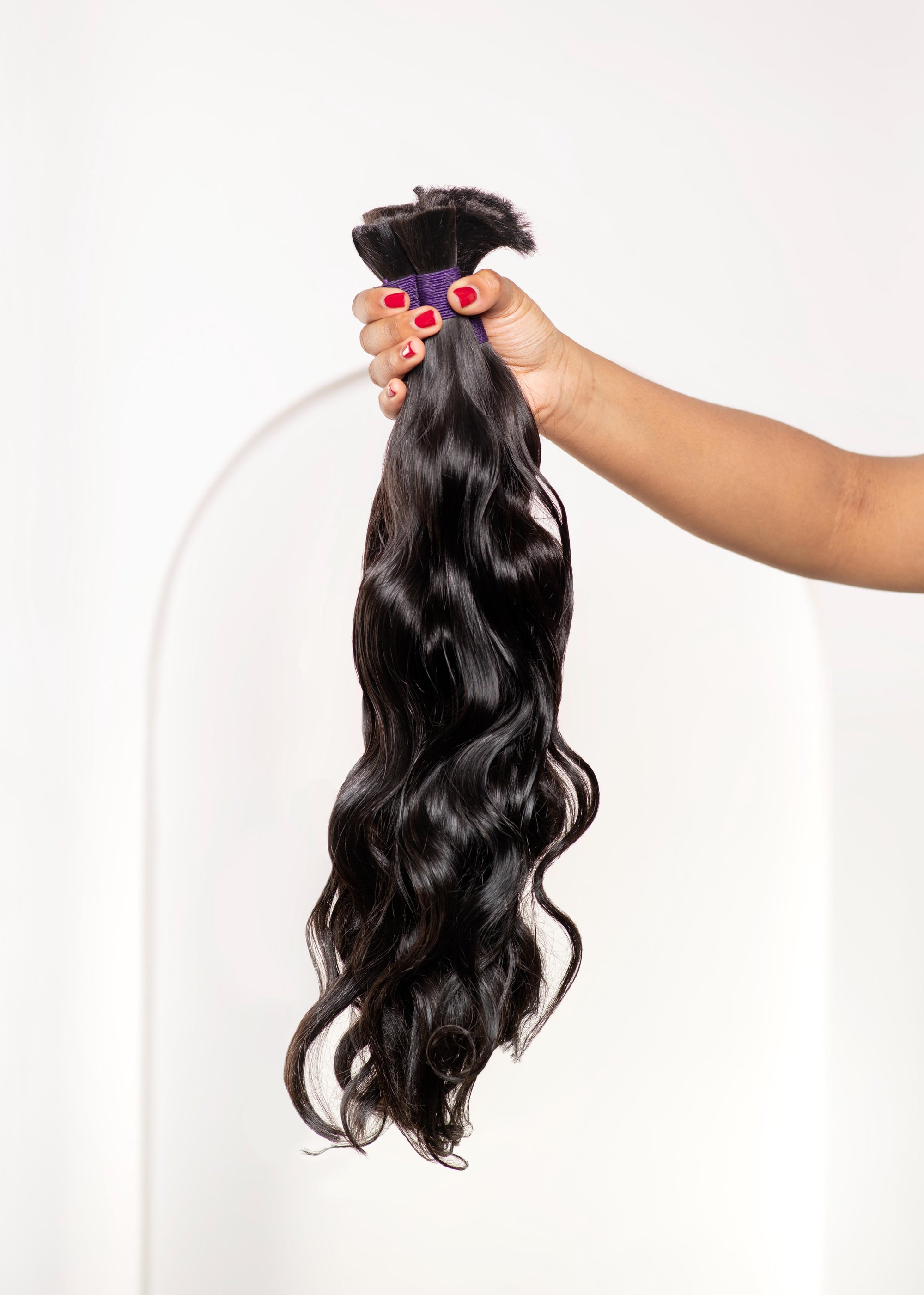 Extensions Bulk Raw Hair - Ondulé/ Body wave