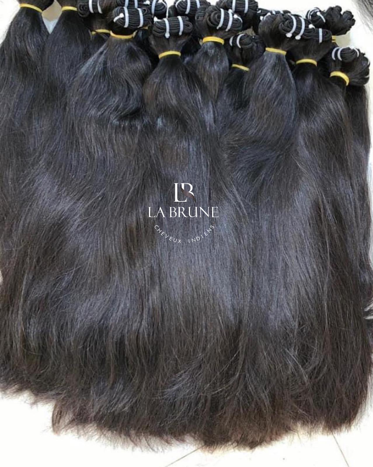 Extensiones de cabello crudo - Liso